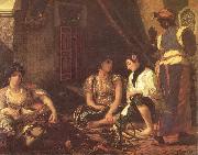 Eugene Delacroix Frauen von Algier oil on canvas